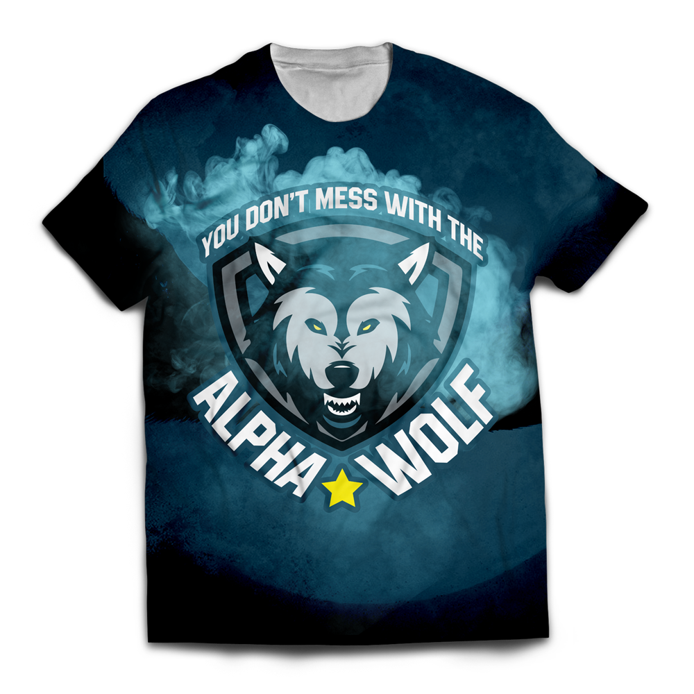 Alpha Wolf - V2 Unisex T-Shirt M