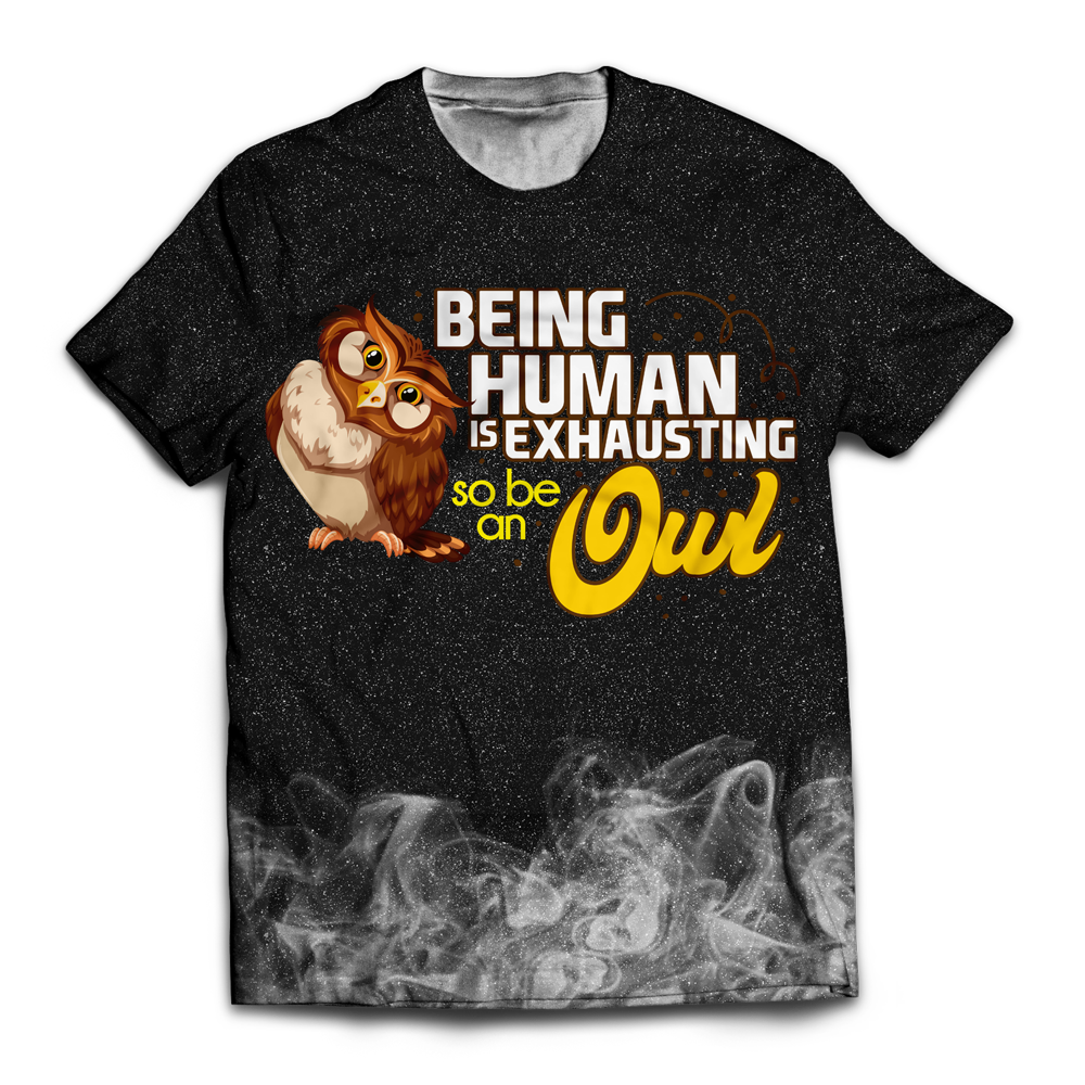 Be An Owl Unisex T-Shirt M