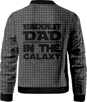 Baddest Dad In The Galaxy Bomber Jacket