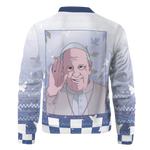 Pope Francis Anime Bomber Jacket