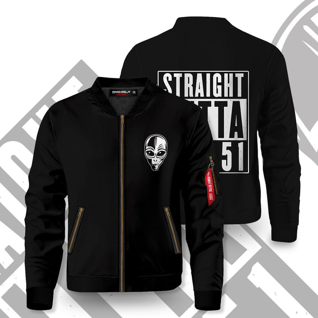 Straight Outta Area 51 Bomber Jacket S