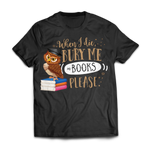 Bury Me In Books Unisex T-Shirt M