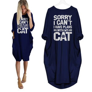 Sorry I Can't I Have Plans With My Cat Dress