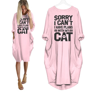 Sorry I Can't I Have Plans With My Cat Dress
