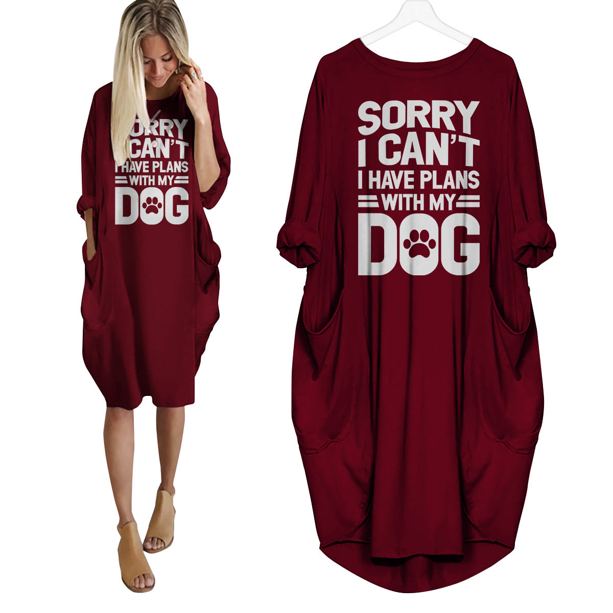 Sorry I Can't I Have Plans With My Dog Dress