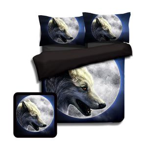 Wolfs Moon Bedding Set Twin Beddings