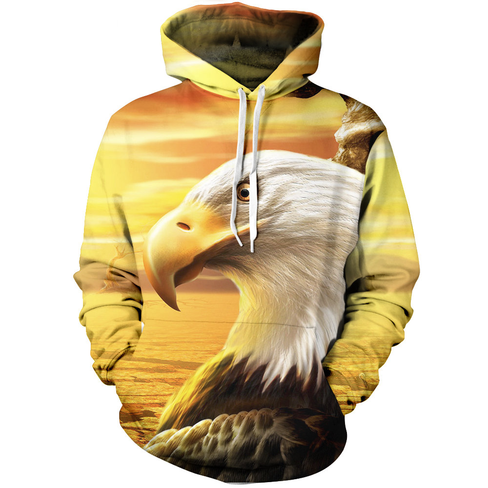 Soft And Tough Eagle Unisex Pullover Hoodie