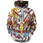 Android Eagle Unisex Pullover Hoodie White / M