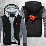 Flaming Ember Fleece Jacket Grey / S