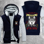 Wolf Does Not Perform In The Circus Fleece Jacket Blue / S