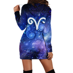 Aries Galaxy Hoodie Dress