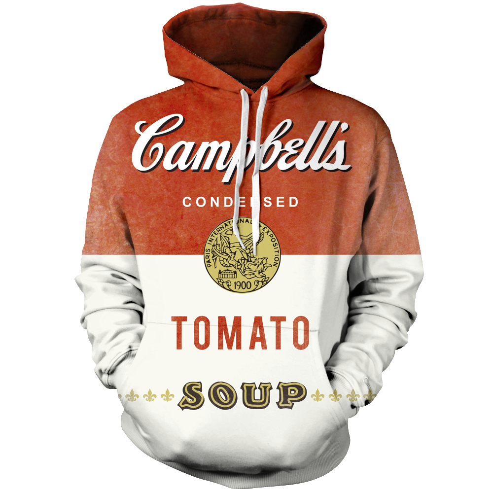 Warhol Campbell Unisex Pullover Hoodie