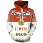 Warhol Campbell Unisex Pullover Hoodie