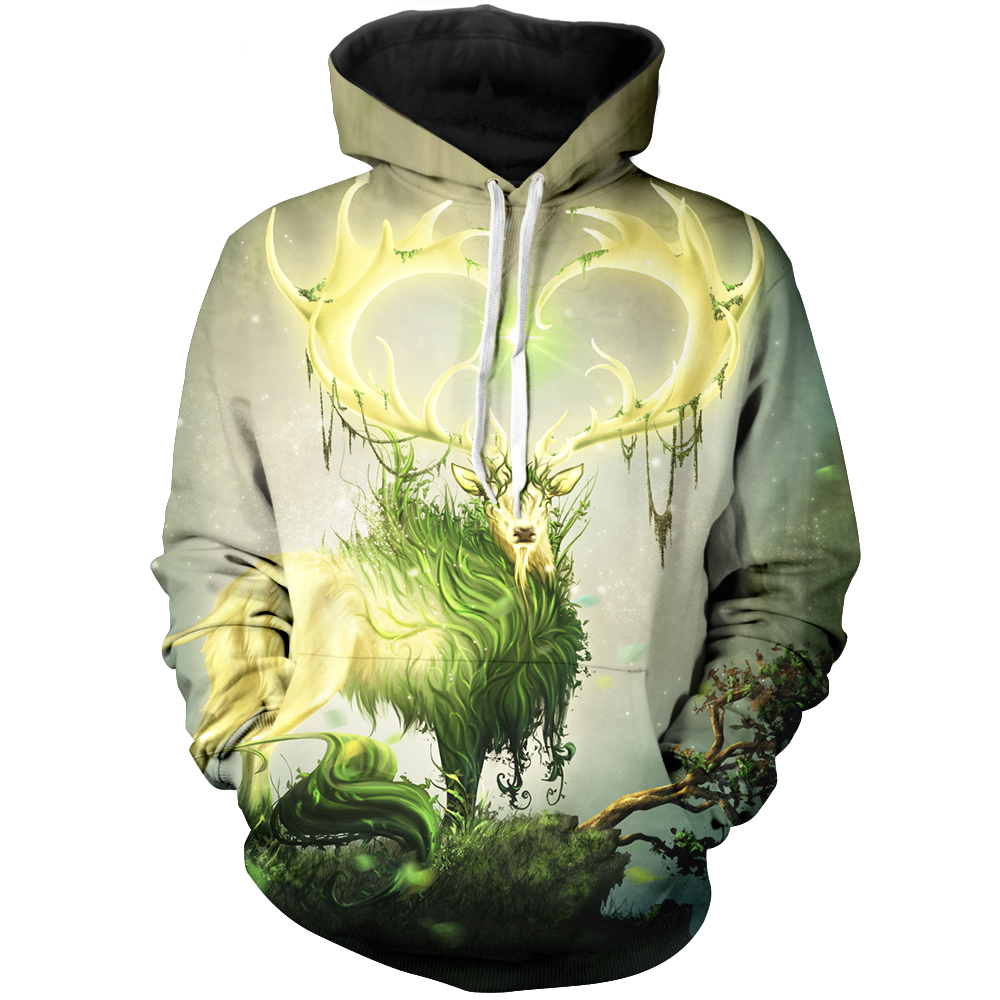Mystical Forest Lord Unisex Pullover Hoodie M
