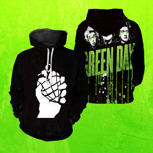 Green Day Unisex Pullover Hoodie S