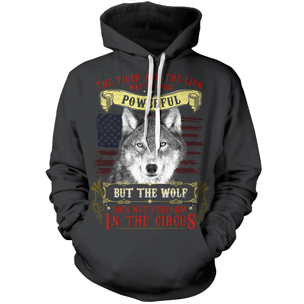 Wolf Does Not Perform In The Circus Unisex Pullover Hoodie