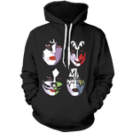Faces Of Kiss Unisex Pullover Hoodie