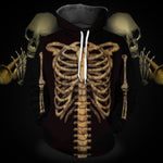 Skeleton Unisex Pullover Hoodie S