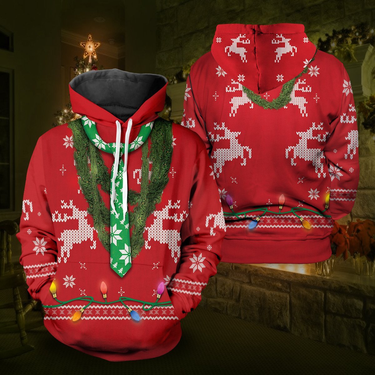 Ugly Xmas Unisex Pullover Hoodie S