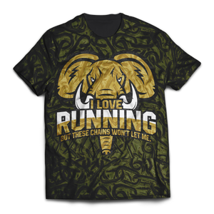 I Love Running Unisex T-Shirt M