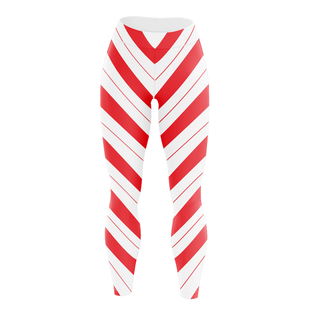 Candy Cane Unisex Tights Leggings