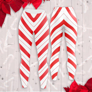 Candy Cane Unisex Tights S Leggings