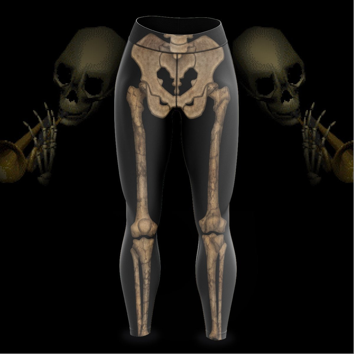 Skeleton Unisex Tights S Leggings