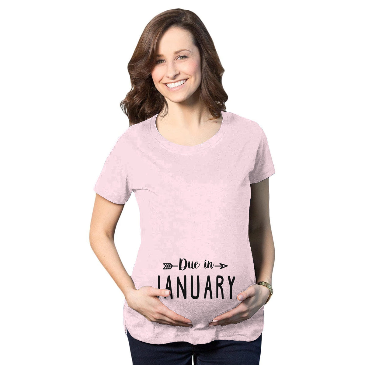 Due in January Maternity T-Shirt
