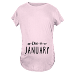 Due in January Maternity T-Shirt