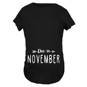 Due in November Maternity T-Shirt