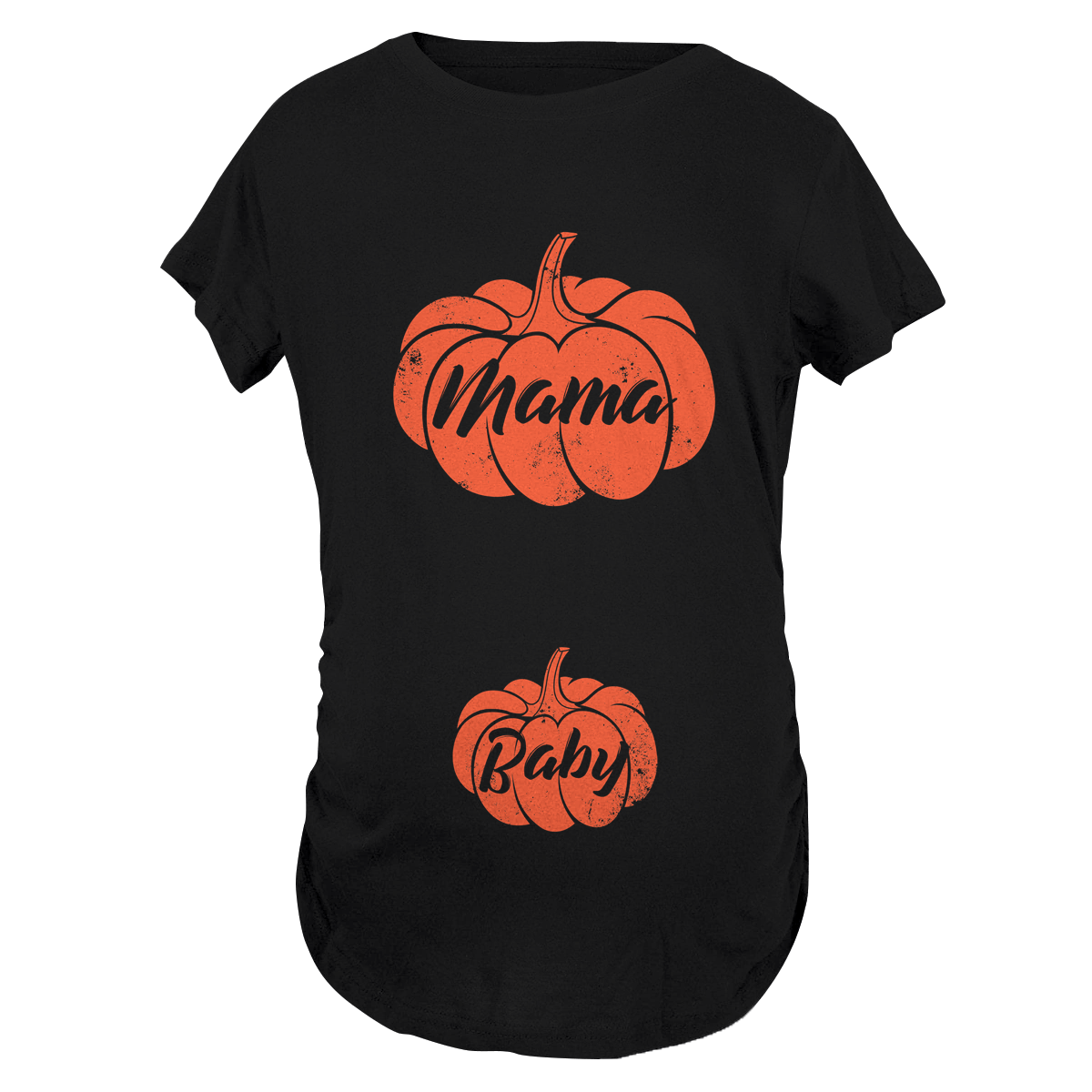 Mama and Baby Pumpkin Maternity T-Shirt