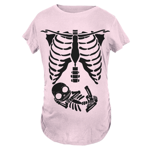 Skeleton Baby Maternity T-Shirt