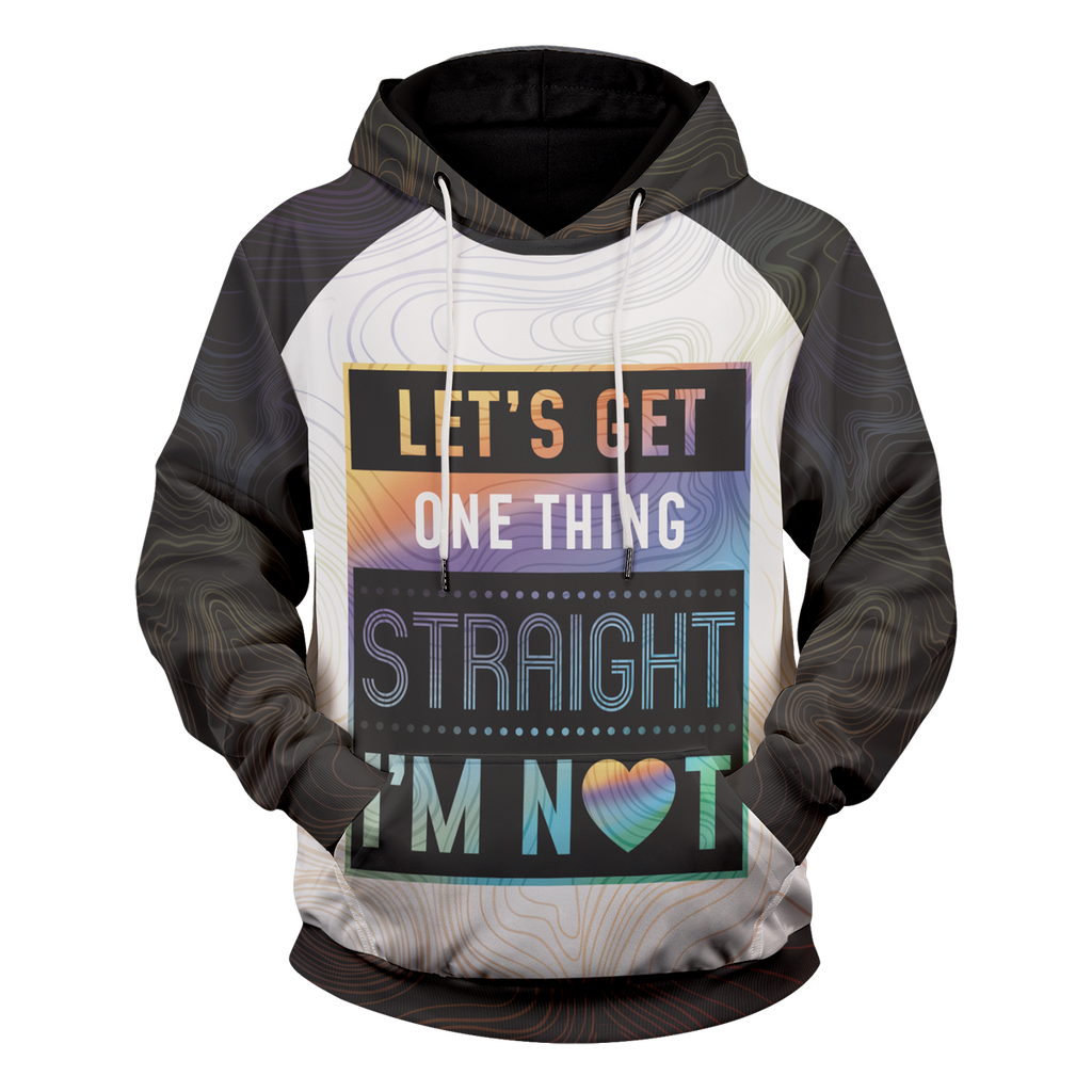 I'm Not Straight Unisex Pullover Hoodie