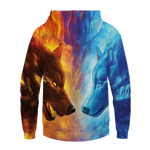 Ice & Fire Brother Wolves Unisex Pullover Hoodie