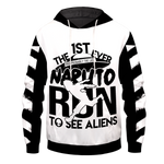 Naruto Run To See Aliens Unisex Pullover Hoodie