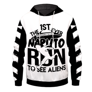 Naruto Run To See Aliens Unisex Pullover Hoodie