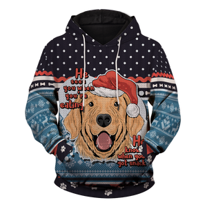 Santa Paws Is Coming To Town Unisex Pullover Hoodie