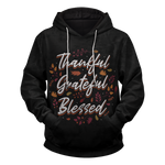 Thankful Grateful Blessed Unisex Pullover Hoodie