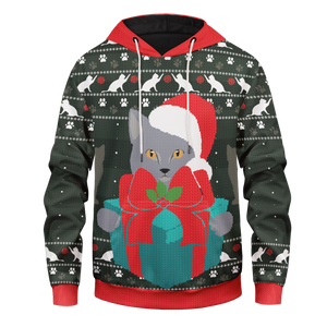 Ugly Cat Unisex Pullover Hoodie