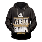 Veteran Grandpa Unisex Pullover Hoodie