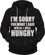 When I was Hungry Unisex Pullover Hoodie