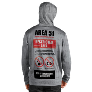 Area 51 Authorized Personnel Unisex Pullover Hoodie