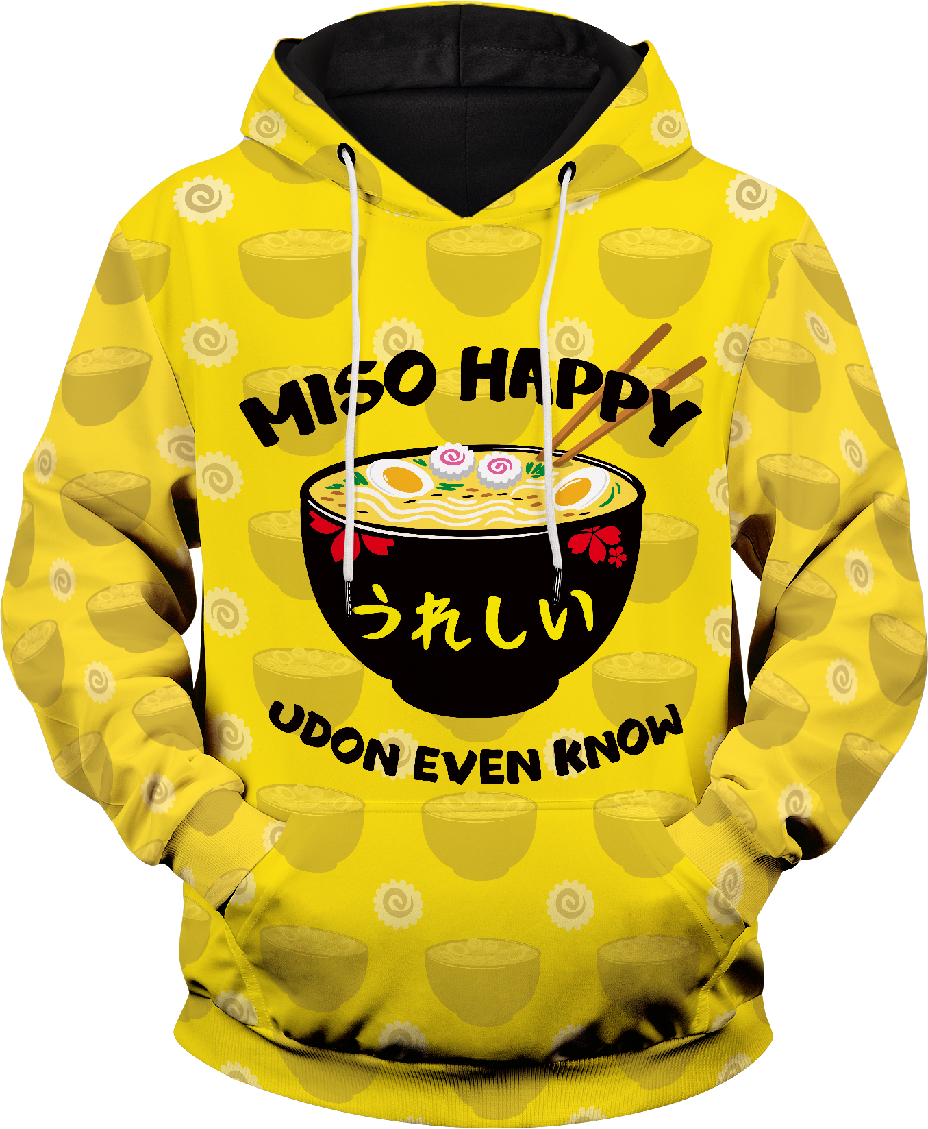 Miso Happy Unisex Pullover Hoodie