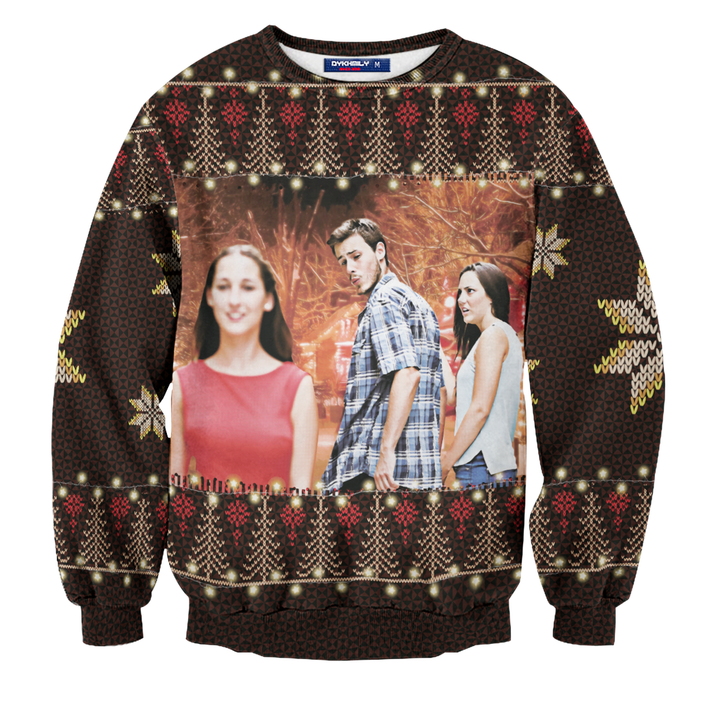 Distracted BF Unisex Sweater