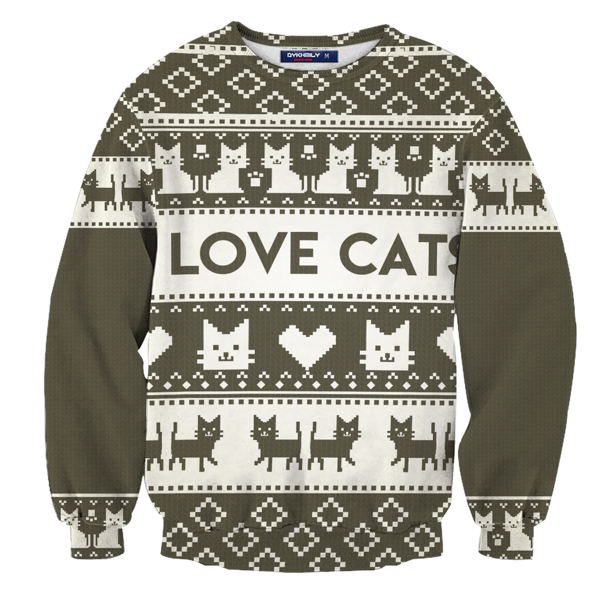 I Love Cats Unisex Sweater