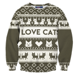 I Love Cats Unisex Sweater