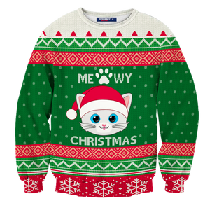 Meowy Christmas Unisex Sweater