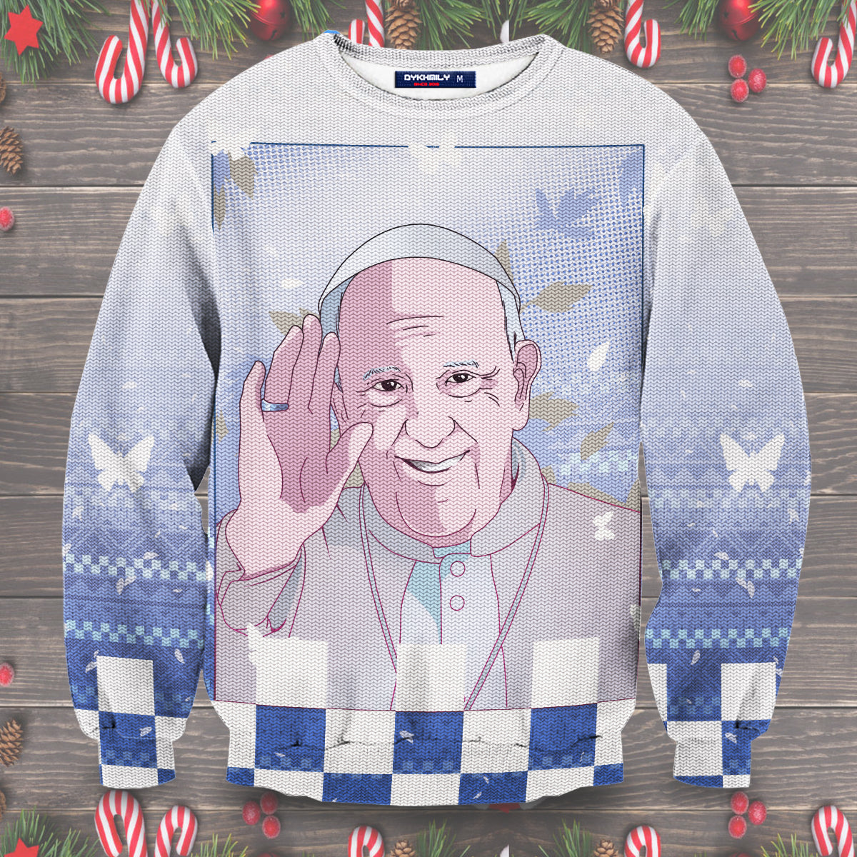 Pope Francis Anime Unisex Sweater