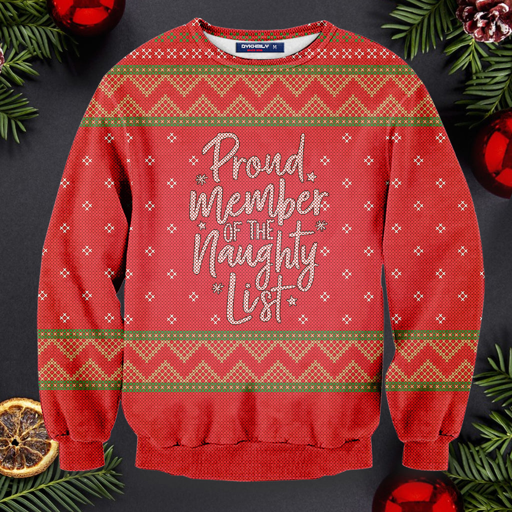 Proud Naughty Unisex Sweater