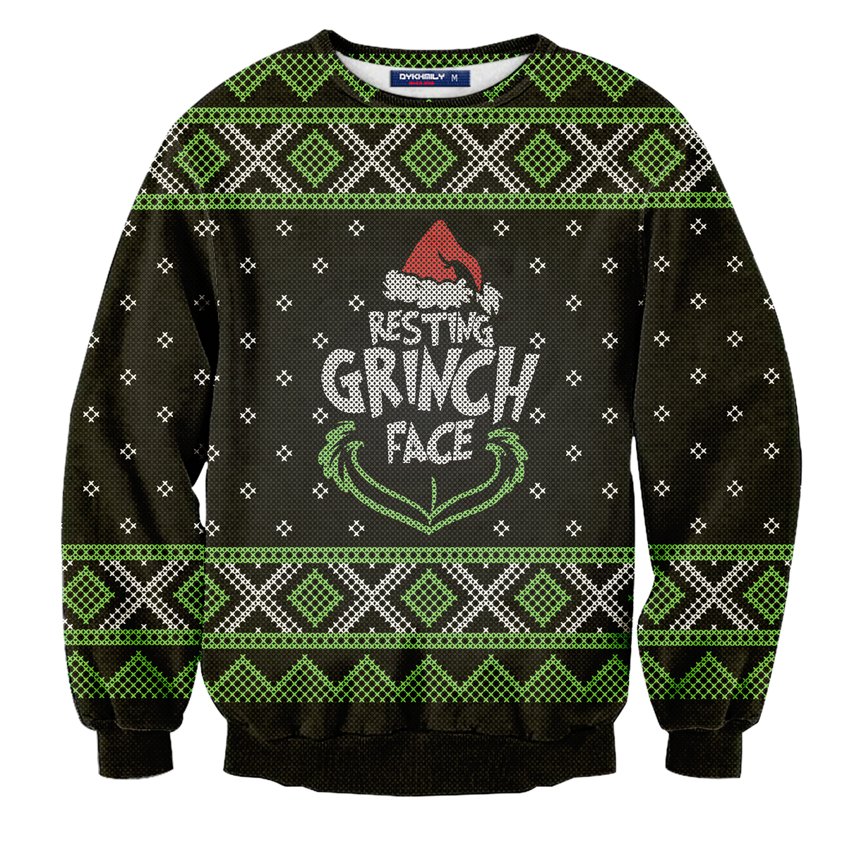 Resting Grinch Face Unisex Sweater